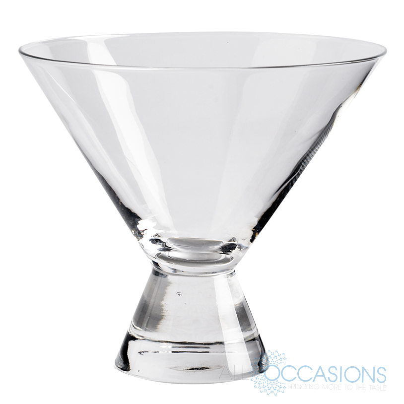Stemless Martini Glass 10 oz. - All Occasions Party Rental