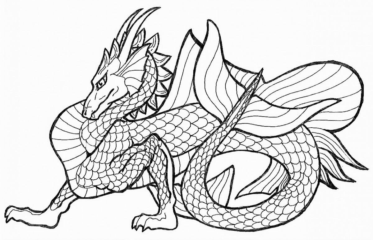 Chinese Dragon Coloring Pages For KidsFun Coloring | Fun Coloring