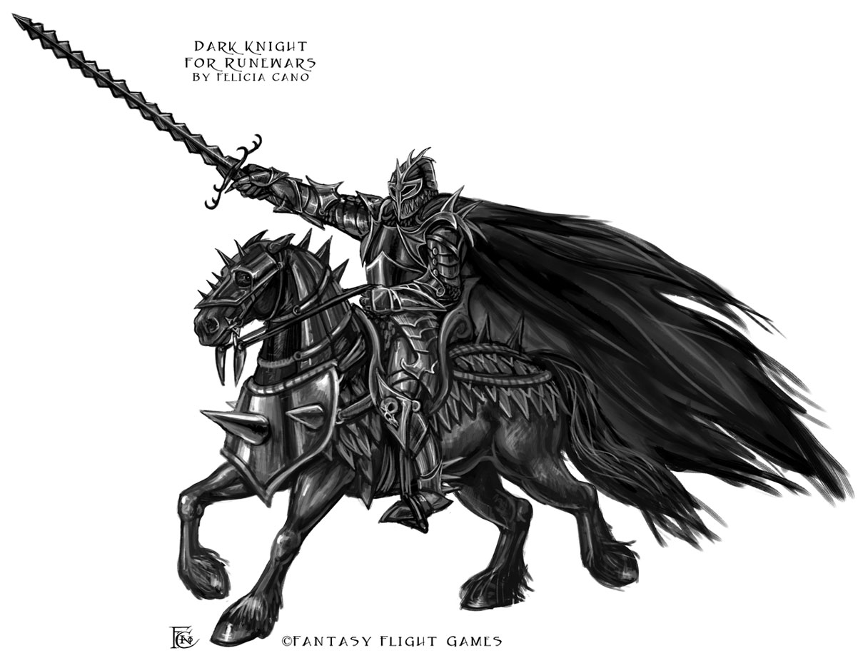 Dark Knight for RuneWars by feliciacano on DeviantArt