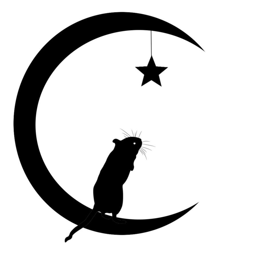 Mouse-Moon-Star silhouette by Viktoria-Lyn on DeviantArt
