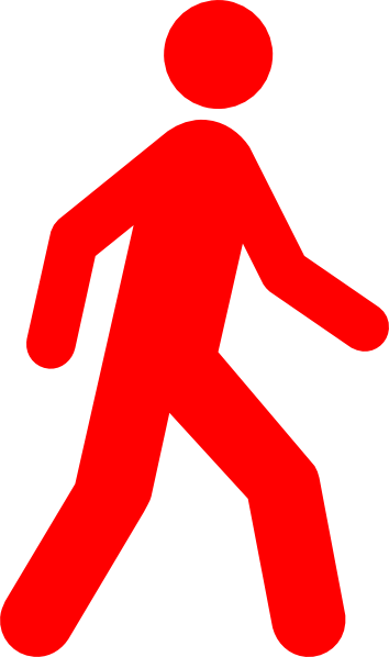Walking clip art - vector clip art online, royalty free & public ...