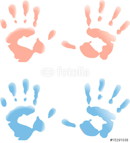 baby handprint" Stock image and royalty-free vector files on ...