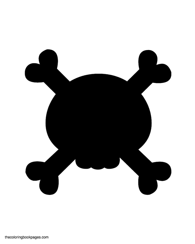 Skull and bones - Skull pumpkin carving stencils