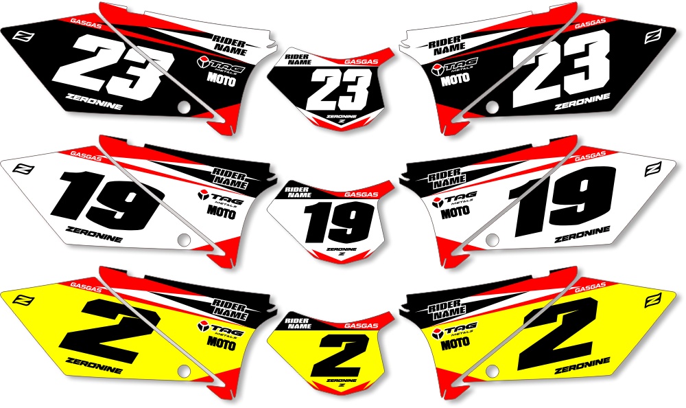 GasGas Custom Printed Motocross Backgrounds - Factory Pro Series