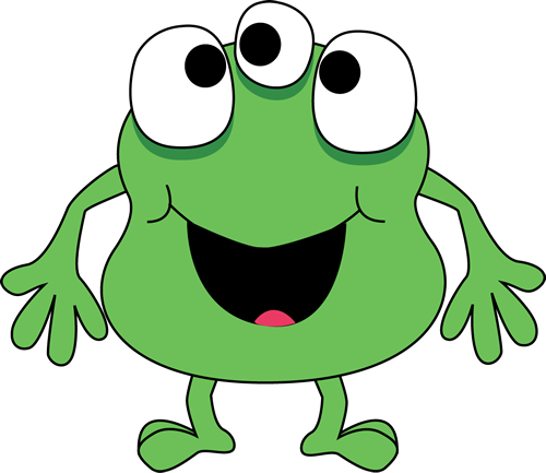 Three-Eyed Green Monster Clip | Clipart Panda - Free Clipart Images