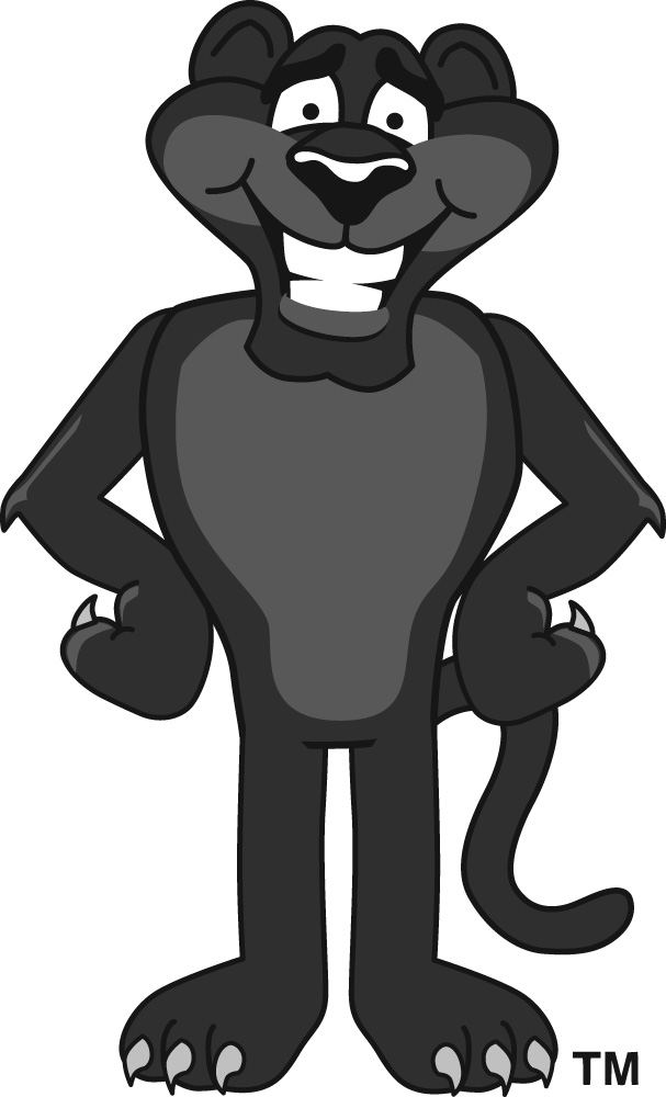 Free ClipArt of Panther School Mascot