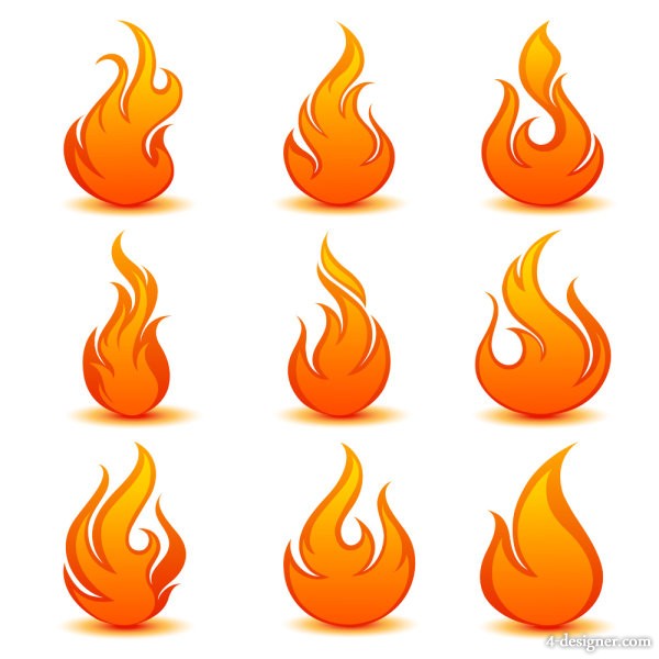 Candle Flame Vector | Clipart Panda - Free Clipart Images