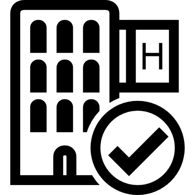 Hotel check symbol Icons | Free Download