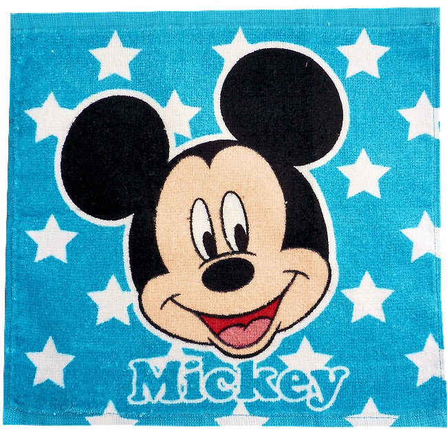Mickey Mouse Flannel Disney Mickey Mouse Stars Face Cloth