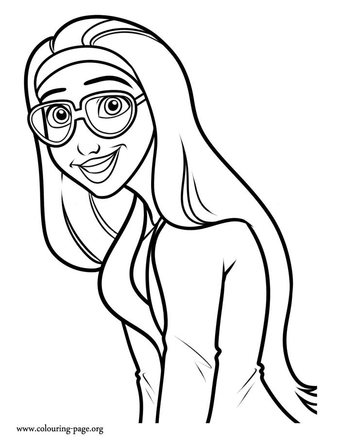 How about to print and color Honey Lemon? She is a character in ...