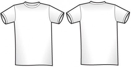 T-shirt Template - Cliparts.co