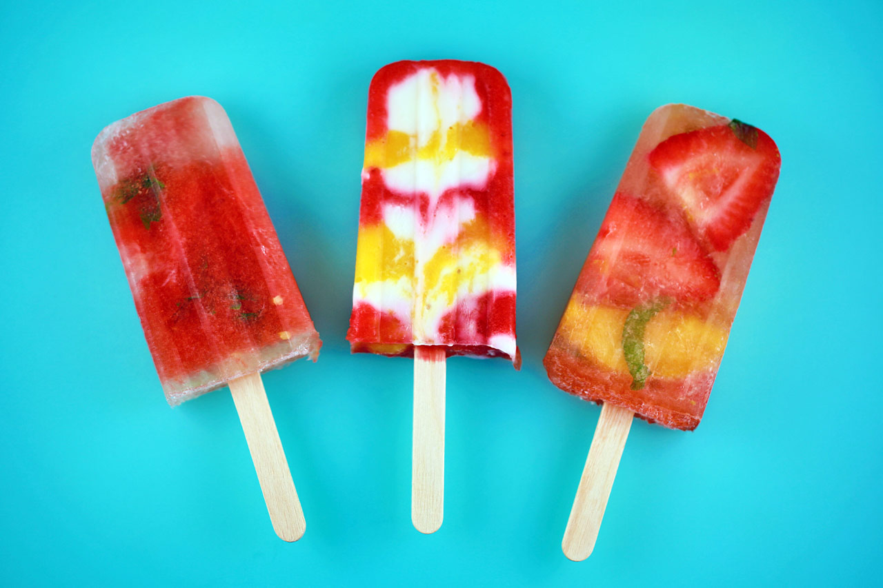 Make your own homemade fruit popsicles - Recipes by Jessica Gavin