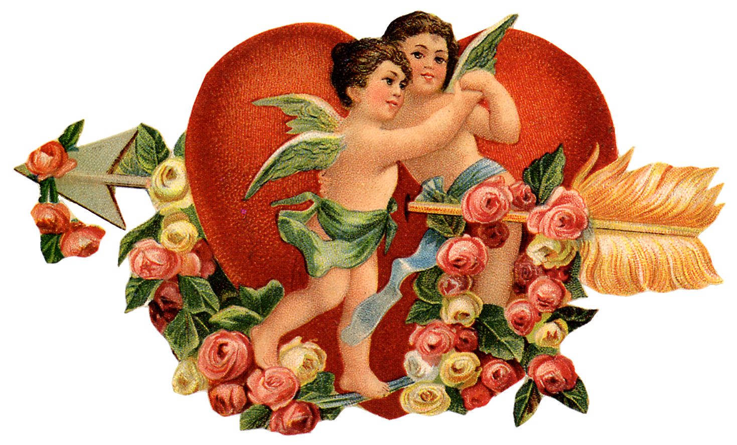 Free Vintage Valentines Clip Art and Printables Roundup! - Heart ...