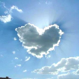 Beautiful Big Heart shaped clouds from God! | Nature's Beautiful ...