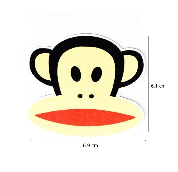 Amazon.com: Cartoon Sticker ''Monkey Face Logo''