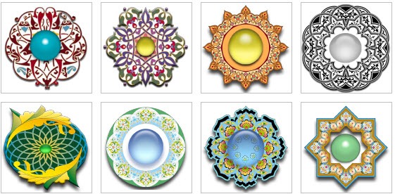 Islamic Art Png Material – Graphics Collection | My Free Photoshop ...