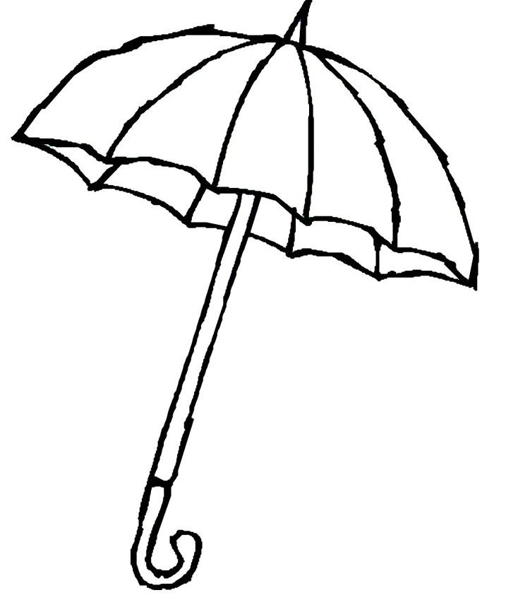 Umbrella Day Coloring Pages : Umbrella Day Great Coloring Page ...