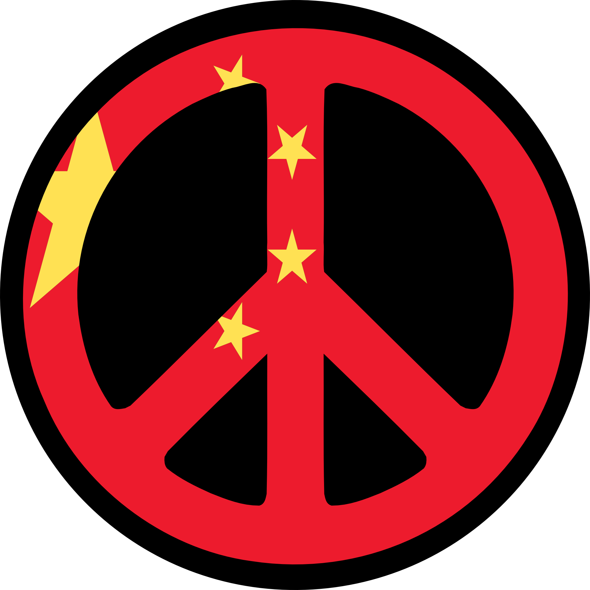 clipartist.net » Clip Art » china flag peace sign fav wall paper ...