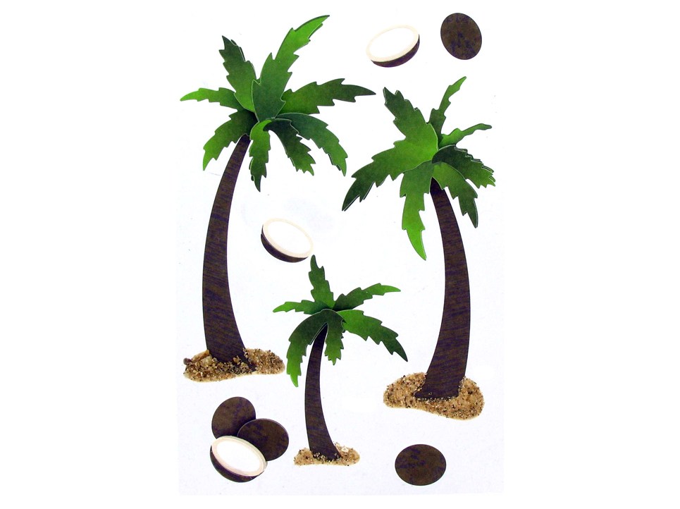 La Petites Palm Tree 3-D Sticker Embellishments | Shop Hobby Lobby