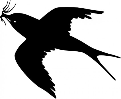 Flying bird silhouette Free vector for free download (about 32 files).