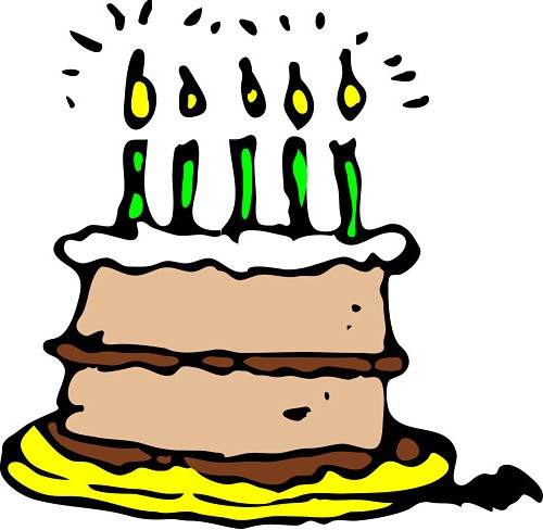 Happy birthday cakes clip art