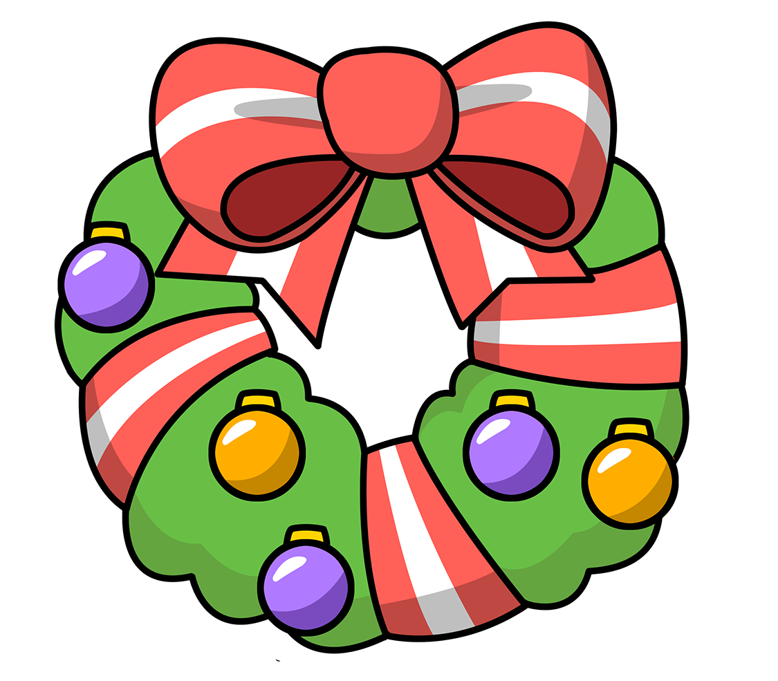 Free to Use & Public Domain Christmas Wreath Clip Art