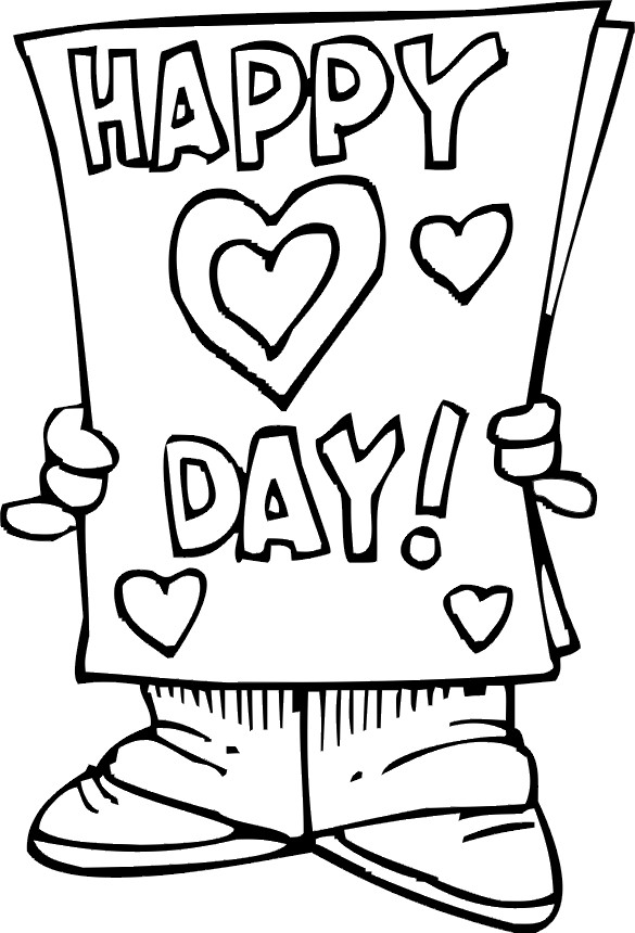 Valentines Coloring Cards PrintableJlongok Printable | Jlongok ...