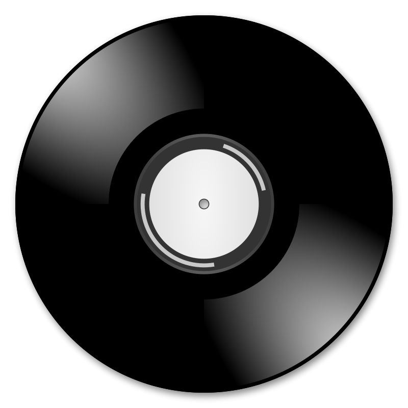 Vinyl Records image - vector clip art online, royalty free ...