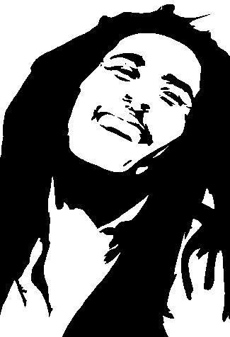 Bob Marley Black And White Drawing Images & Pictures - Becuo - Cliparts.co