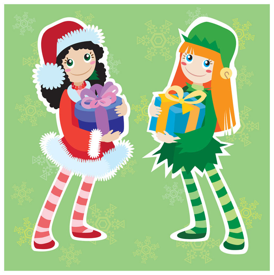 Xmas Stuff For > Christmas Girl Elves