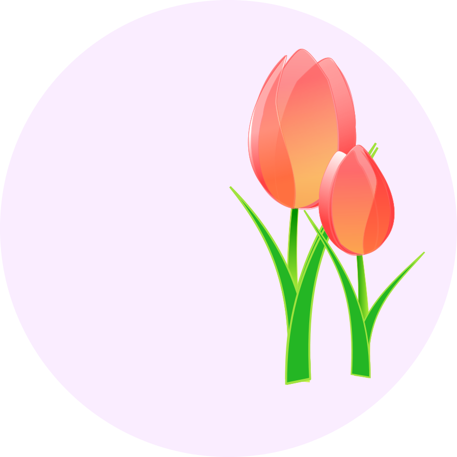 Colored tulip Clipart, vector clip art online, royalty free design ...