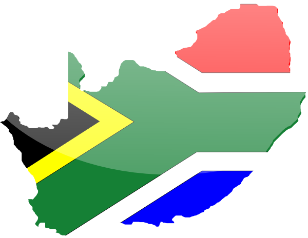 South African Flag clip art - vector clip art online, royalty free ...