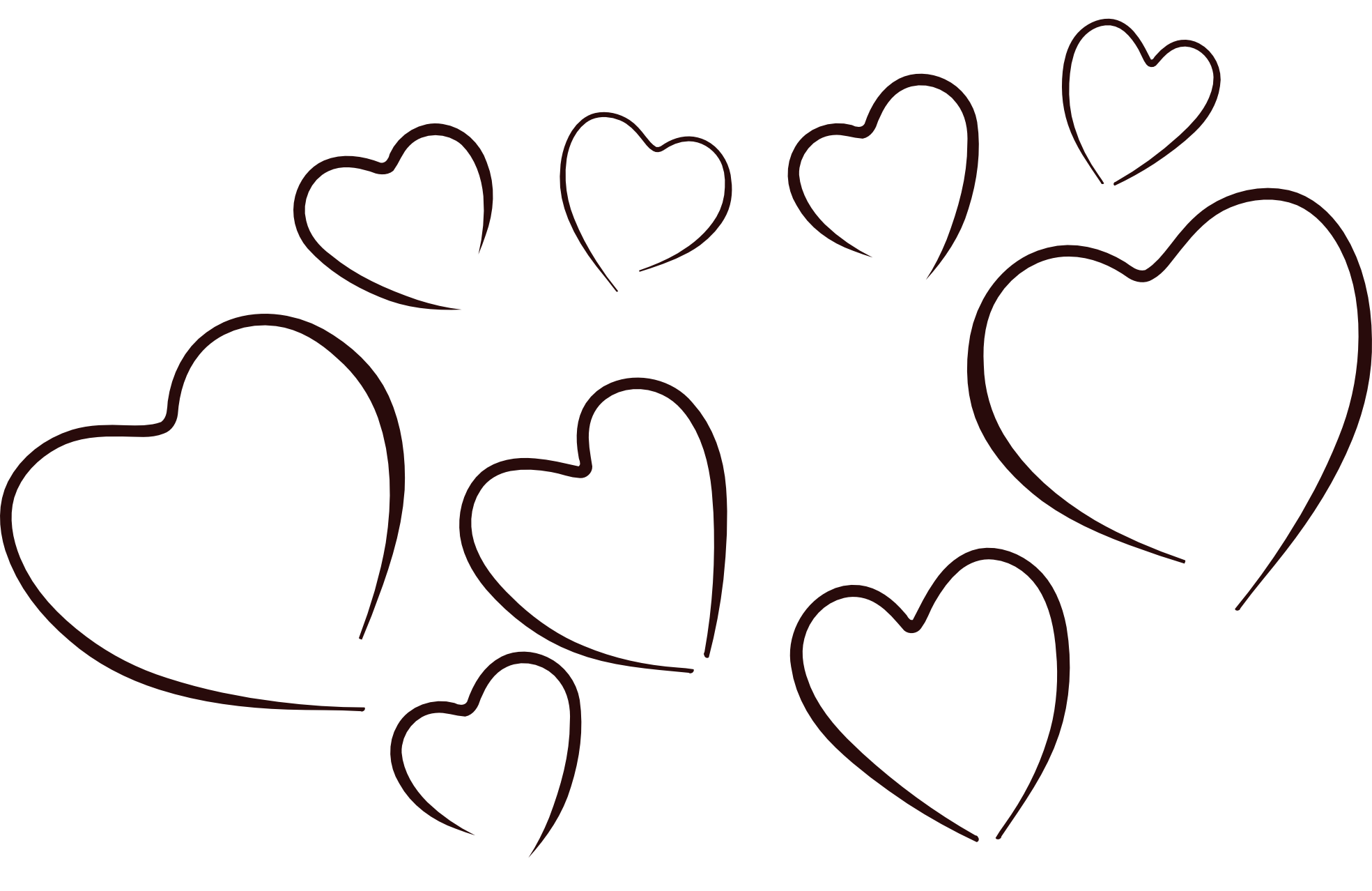 Black And White Hearts - ClipArt Best