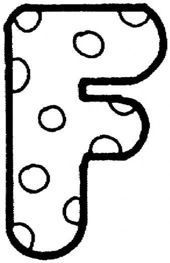 bubbly F | Letter F | Pinterest