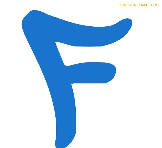 Graffiti Alphabet F Graffiti Letter F Printables | Graffiti ...