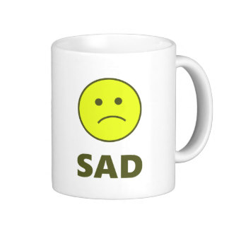 Sad Smiley Face Mugs, Sad Smiley Face Coffee Mugs, Steins & Mug ...