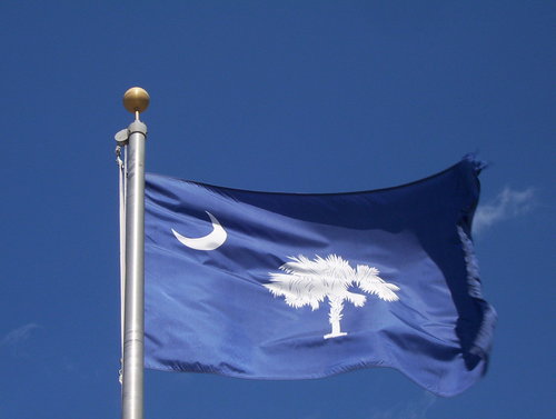 South Carolina Confederate flag: after church shooting flag at ...