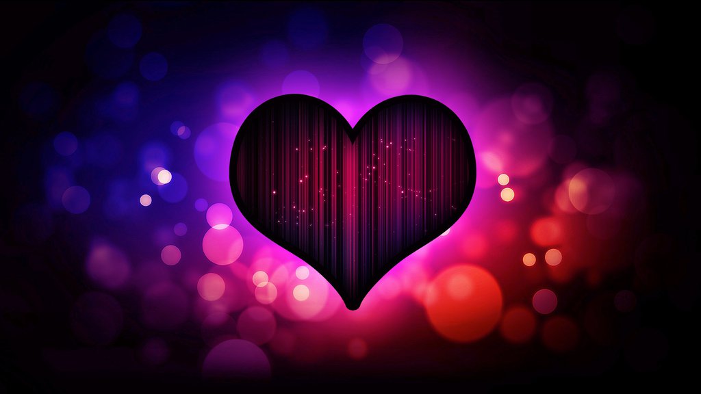 DeviantArt: More Like Multi color pink love heart wallpaper hd by ...