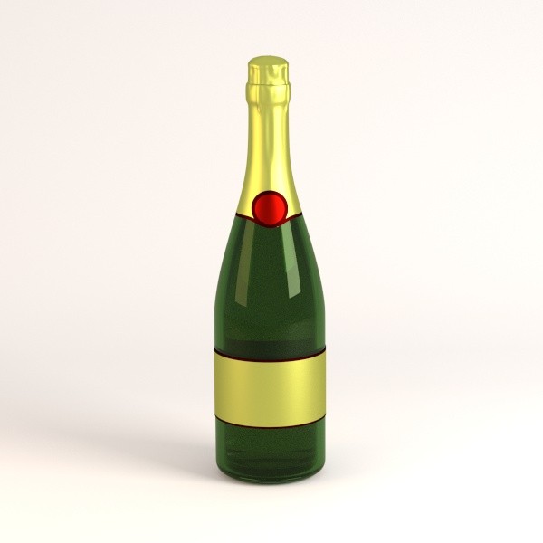 champagne bottle 3D Models | TurboSquid.com