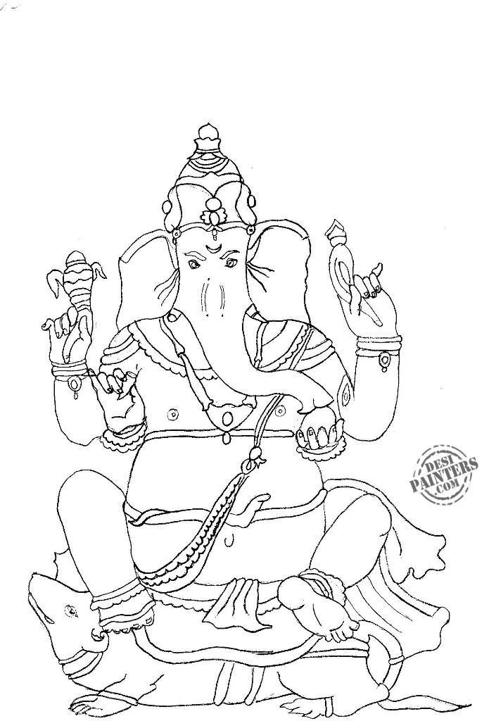 Ganesha Ji | DesiPainters.com