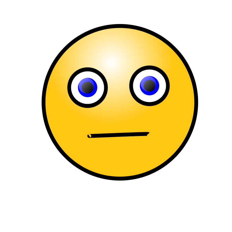 Worry Smiley Clipart