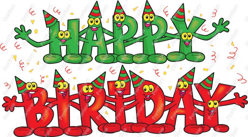 Happy birthday banner clip art and Printable | Download free ...
