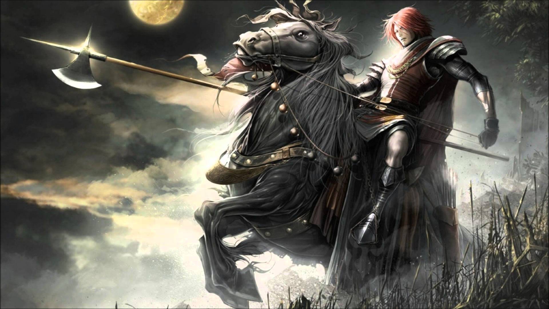 EPIC-the knight on the black horse - YouTube