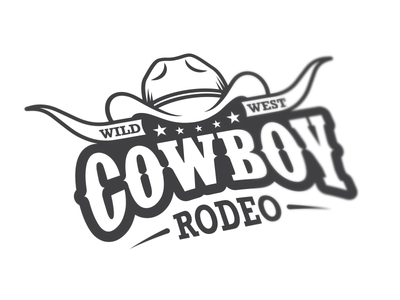 Dribbble - Cowboy rodeo logo by Ivan Mogilevchik