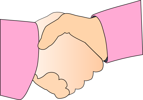 Cartoon People Shaking Hands Free Clipart - Free Clip Art Images