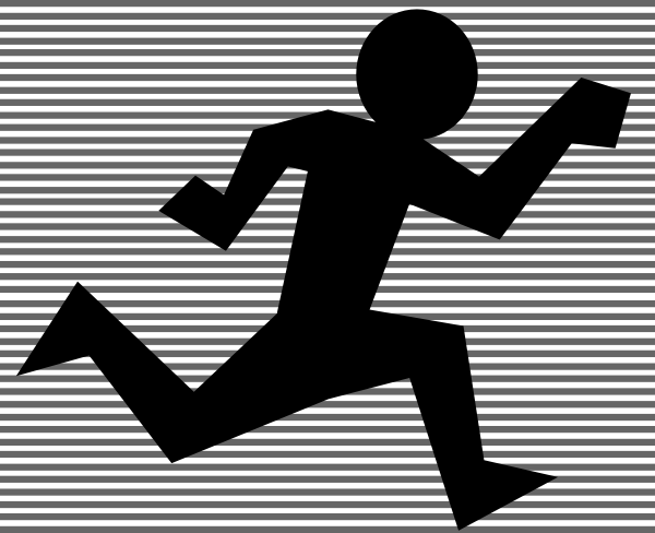 Running Figure Silhouette Clip Art at Clker.com - vector clip art ...