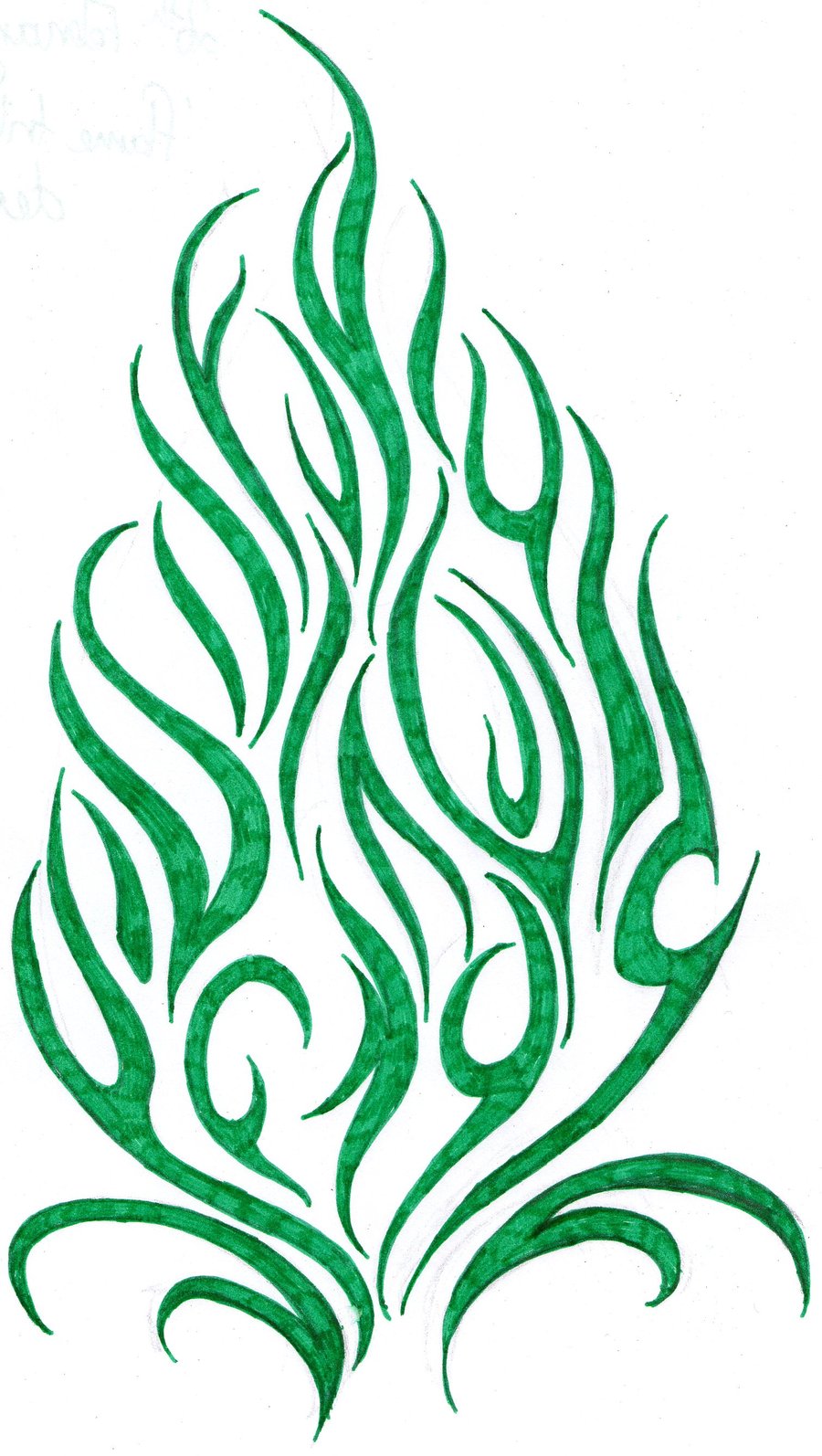 Flame Tribal Tattoo Design by Cherry-Cheese-Cake on deviantART