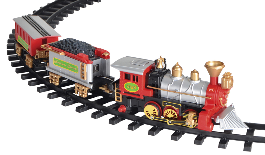 Christmas Tree Train Set New | eBay