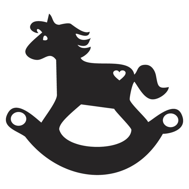 Rocking Horse Silhouette | Silhouette Cameo cut files, tutorials & in…