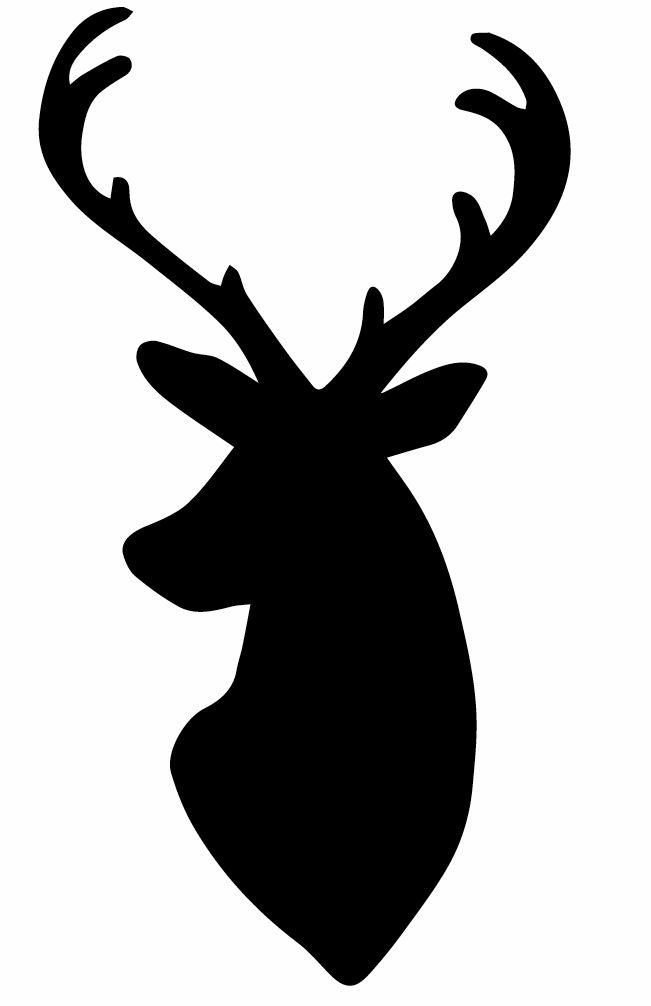 Deer Head Silhouette | Craft Ideas | Pinterest